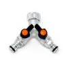Claber Dual Metal Tap Connector - 9602