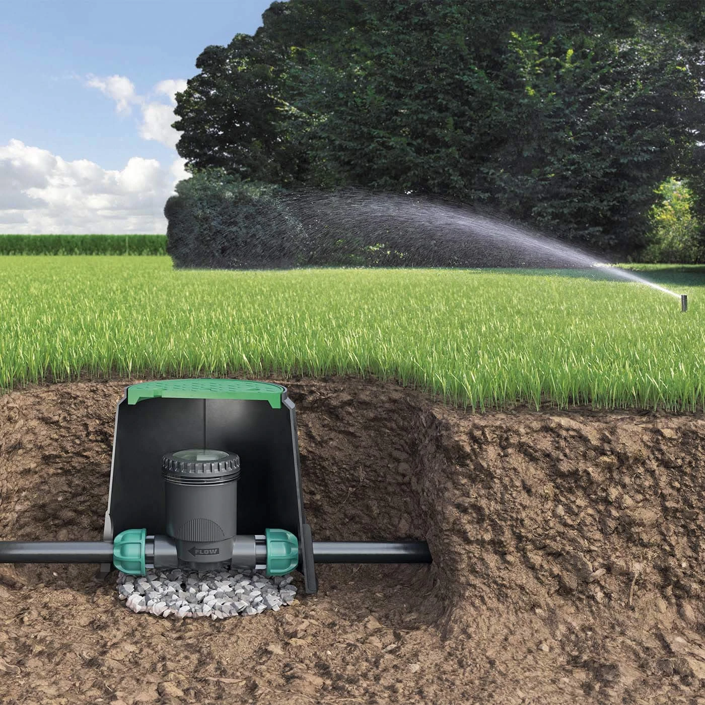 Claber Programmable 1" Solenoid Valve - 90826 - Image 3
