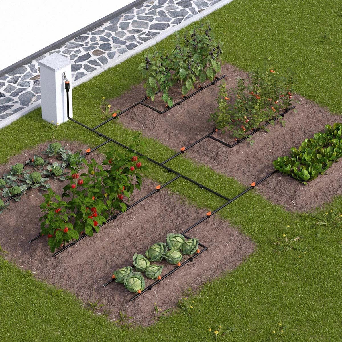 Claber Orto Drip Irrigation Kit - 90767 - Image 5